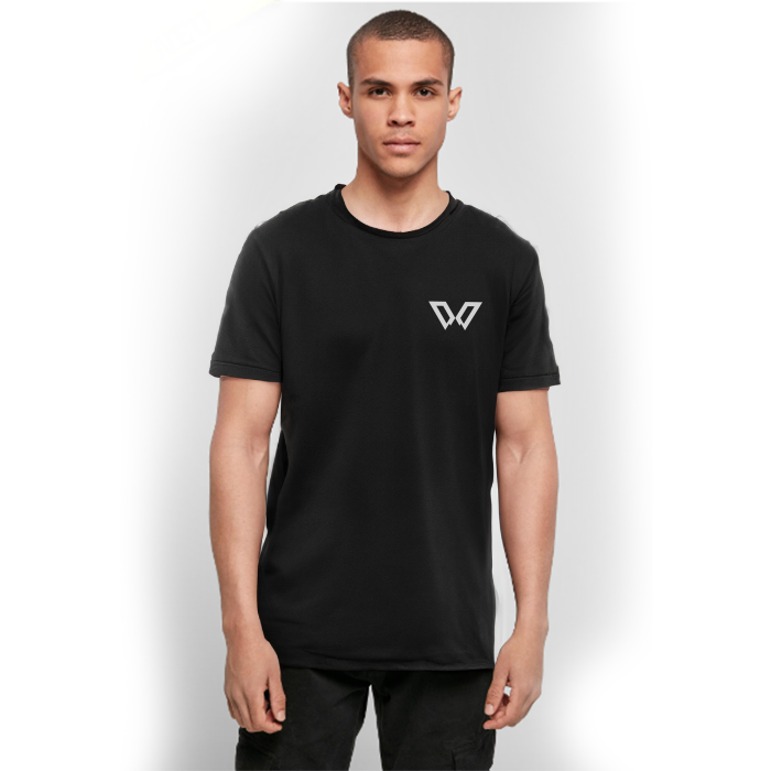 T-Shirt Black (Reflective Print)