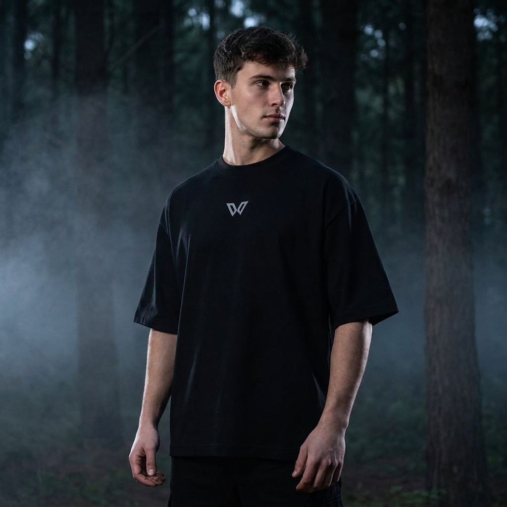 Deep Woods Tee '26 getragen – Oversize-Fit