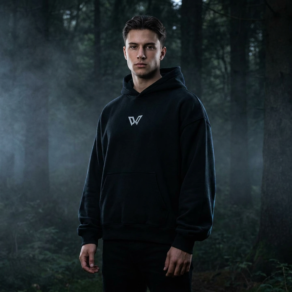 Deep Woods Hoodie '26 getragen – Oversize-Fit