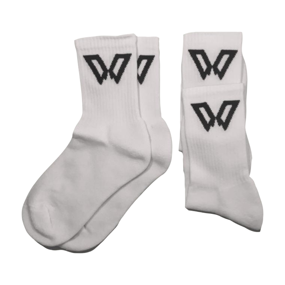 2x Pair Big W Tennis Socks white (Limited Edition)